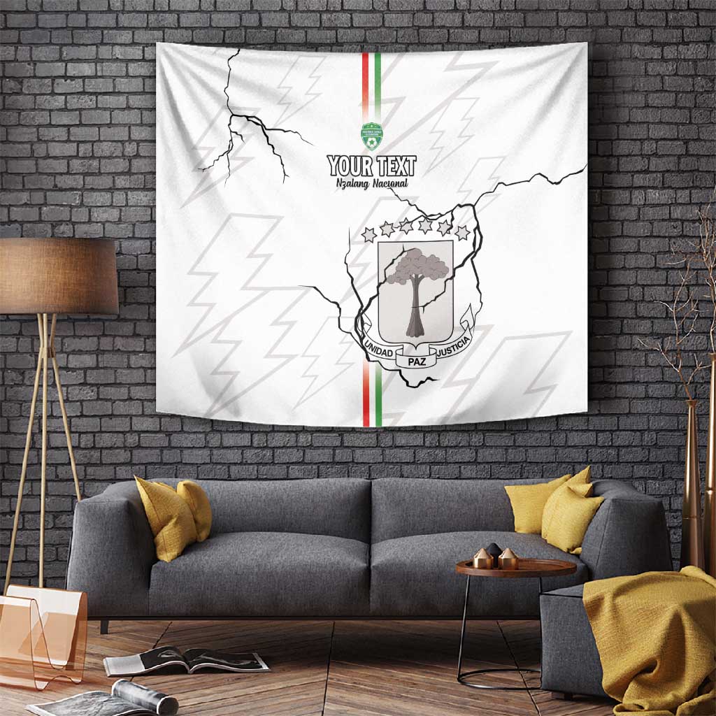 Custom Equatorial Guinea Football Tapestry Go Champions - White Version LT15