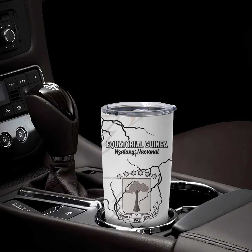 Custom Equatorial Guinea Football Tumbler Cup Go Champions - White Version LT15