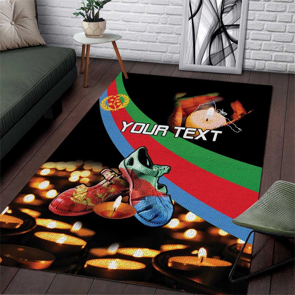 Personalized Eritrea Martyrs Day Area Rug Candlelight Vigil Remembering Our Heroes LT15