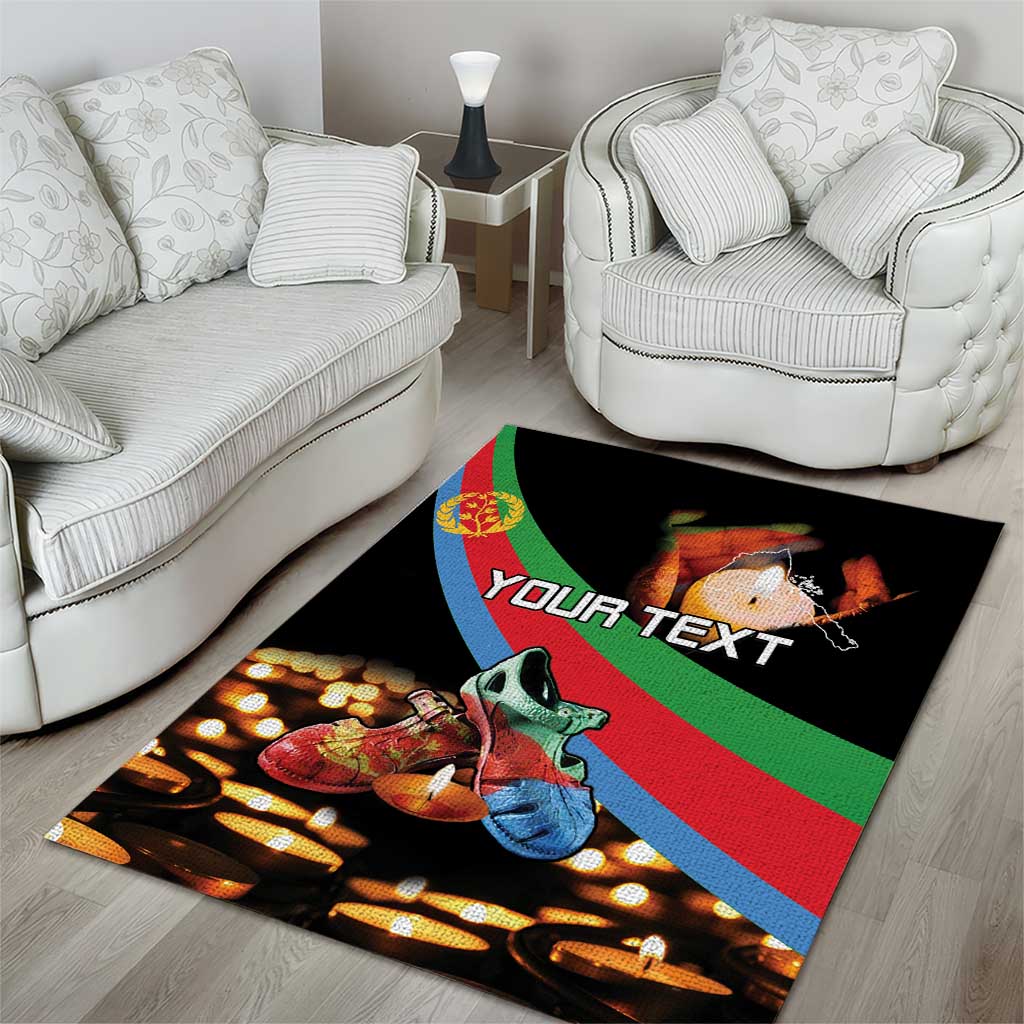 Personalized Eritrea Martyrs Day Area Rug Candlelight Vigil Remembering Our Heroes LT15