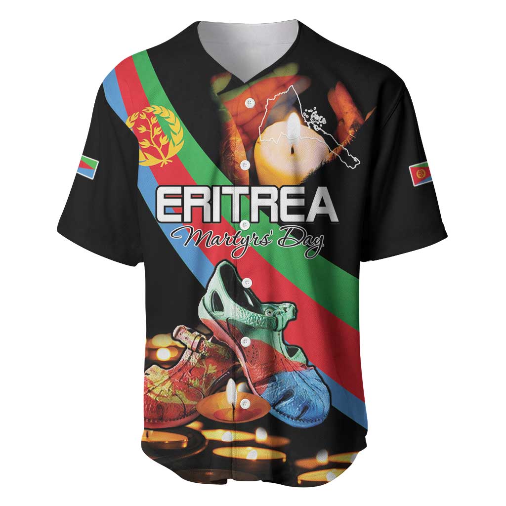 Personalized Eritrea Martyrs Day Baseball Jersey Candlelight Vigil Remembering Our Heroes LT15