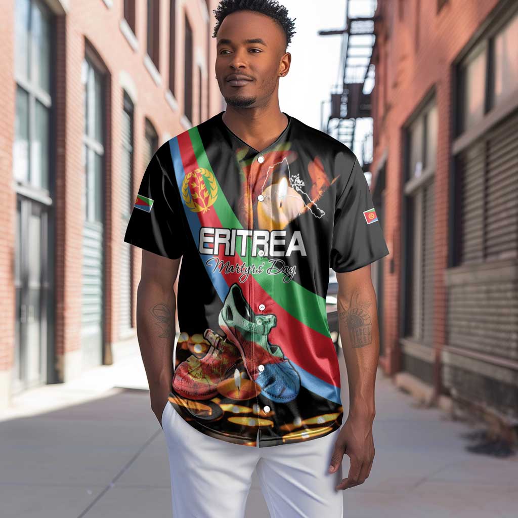 Personalized Eritrea Martyrs Day Baseball Jersey Candlelight Vigil Remembering Our Heroes LT15
