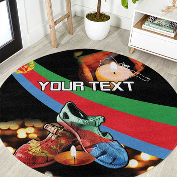 Personalized Eritrea Martyrs Day Round Carpet Candlelight Vigil Remembering Our Heroes LT15