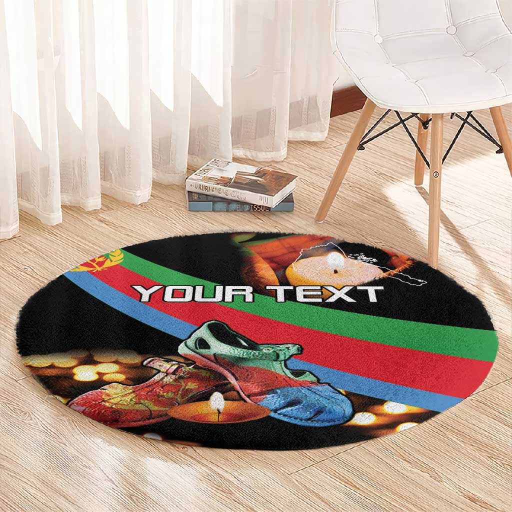 Personalized Eritrea Martyrs Day Round Carpet Candlelight Vigil Remembering Our Heroes LT15