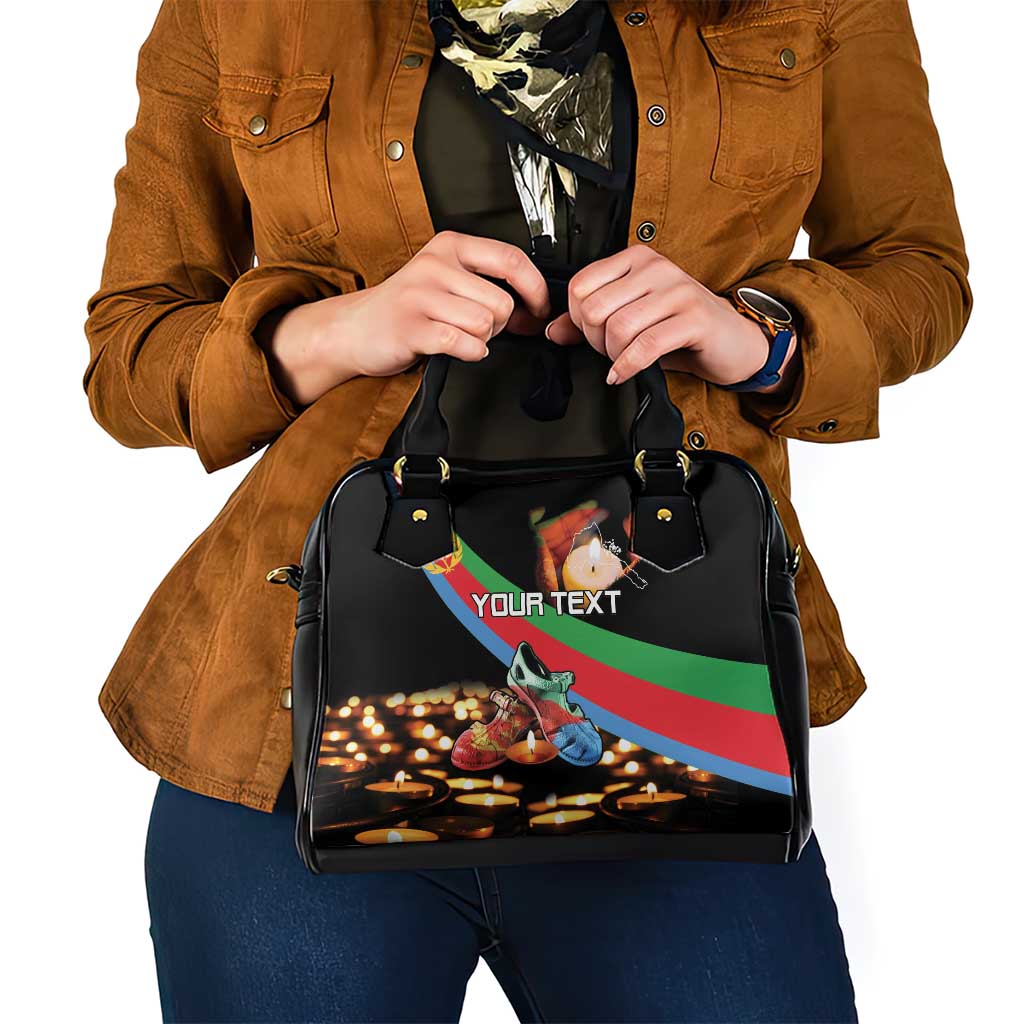 Personalized Eritrea Martyrs Day Shoulder Handbag Candlelight Vigil Shida Shoes LT15
