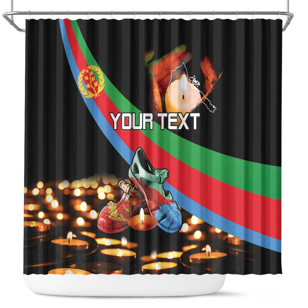 Personalized Eritrea Martyrs Day Shower Curtain Candlelight Vigil Shida Shoes LT15