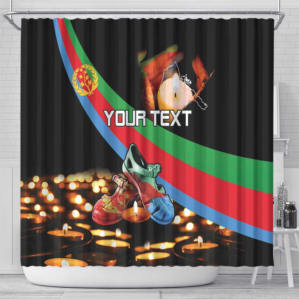 Personalized Eritrea Martyrs Day Shower Curtain Candlelight Vigil Shida Shoes LT15