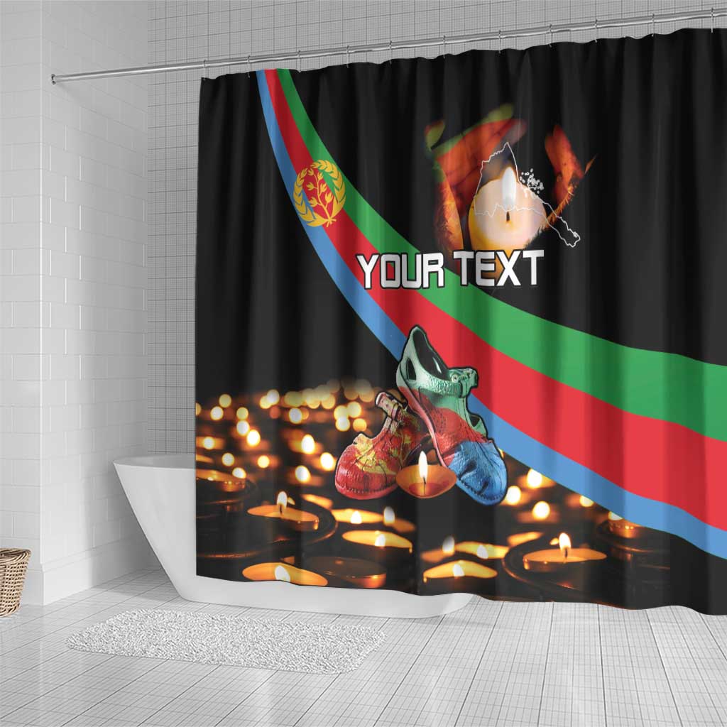 Personalized Eritrea Martyrs Day Shower Curtain Candlelight Vigil Shida Shoes LT15