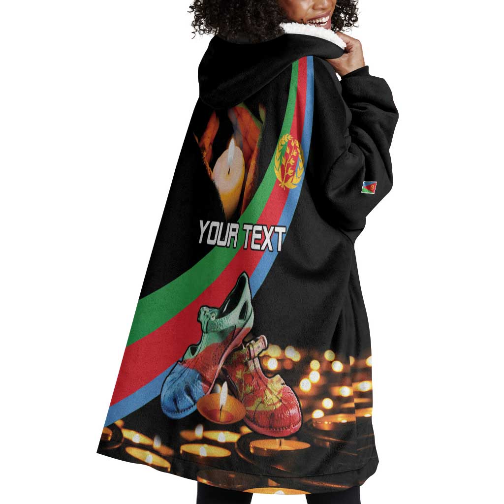 Personalized Eritrea Martyrs Day Wearable Blanket Hoodie Candlelight Vigil Remembering Our Heroes LT15