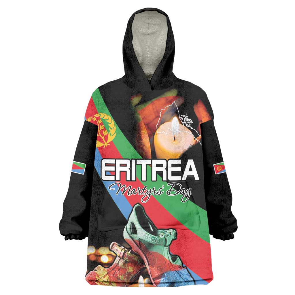 Personalized Eritrea Martyrs Day Wearable Blanket Hoodie Candlelight Vigil Remembering Our Heroes LT15