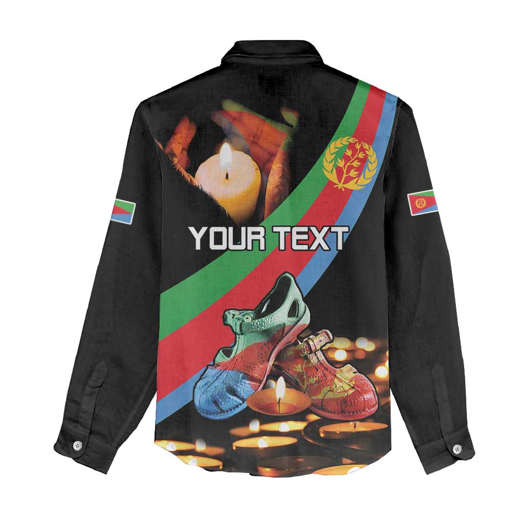 Personalized Eritrea Martyrs Day Women Casual Shirt Candlelight Vigil Remembering Our Heroes LT15