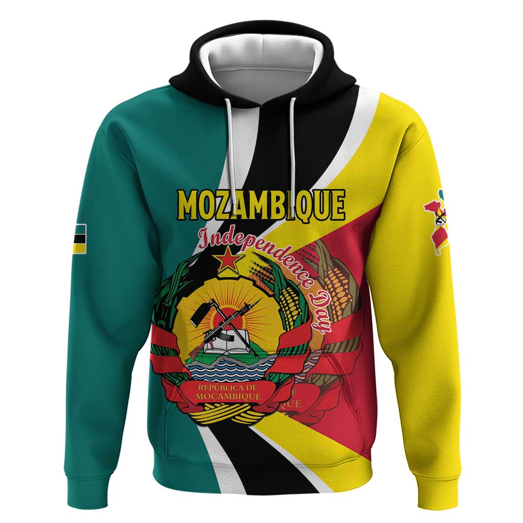 Personalized Mozambique Hoodie 50 Years Anniversary Independence Day LT15