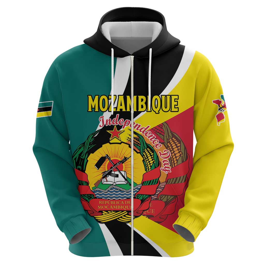 Personalized Mozambique Hoodie 50 Years Anniversary Independence Day LT15