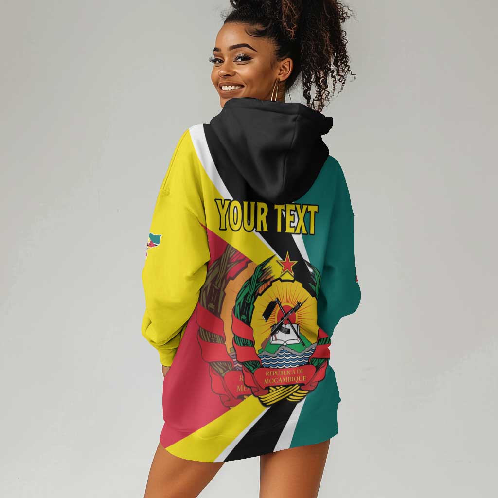 Personalized Mozambique Independence Day Hoodie Dress Coat Of Arms - Flag Style LT15