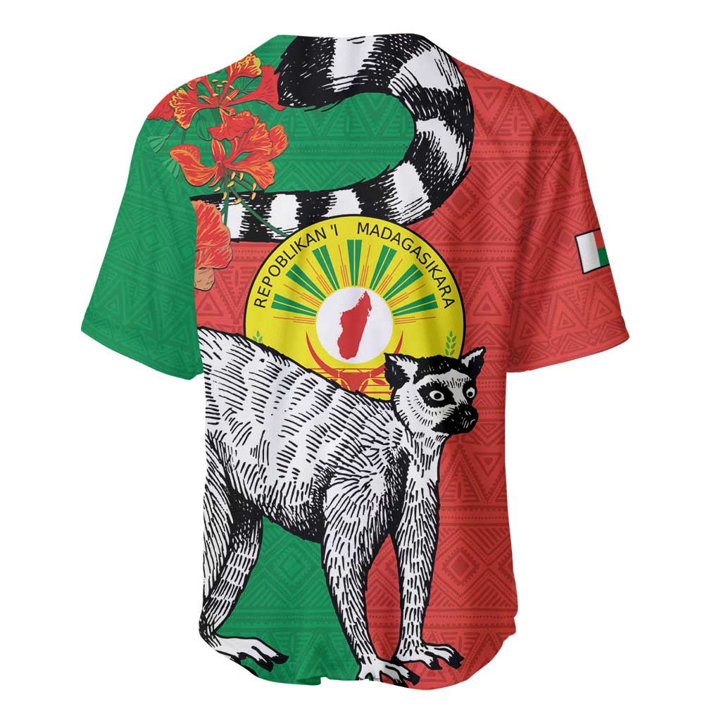 Happy Madagasikara Independence Day Baseball Jersey Ring-Tailed Lemur With Seal LT15