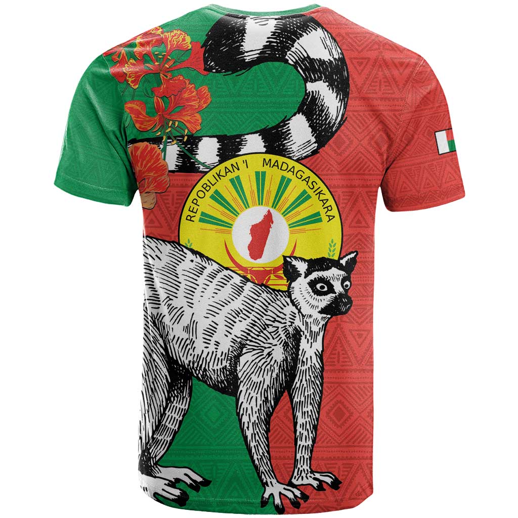 Happy Madagasikara Independence Day T shirt Ring-Tailed Lemur With Seal LT15