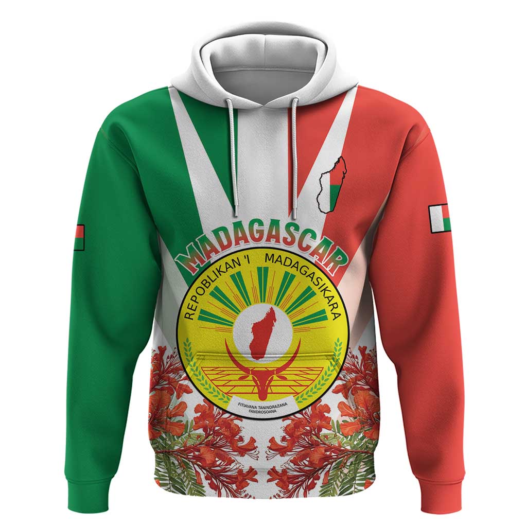 Personalized Madagasikara Hoodie Seal With Poinciana LT15