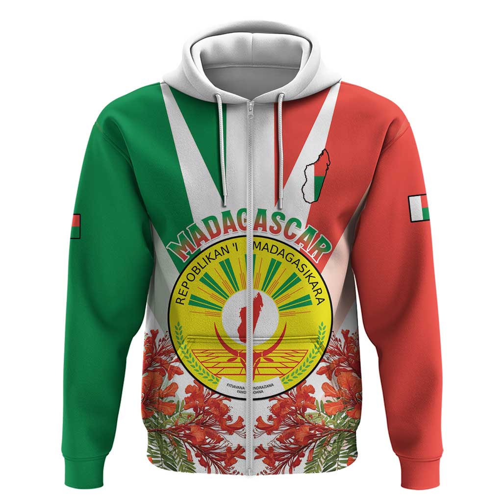 Personalized Madagasikara Hoodie Seal With Poinciana LT15
