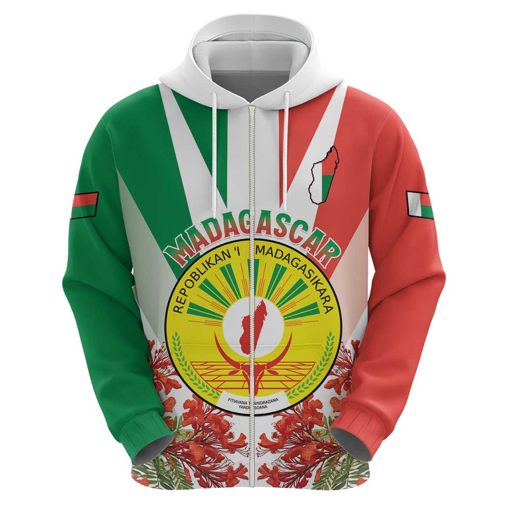 Personalized Madagasikara Hoodie Seal With Poinciana LT15