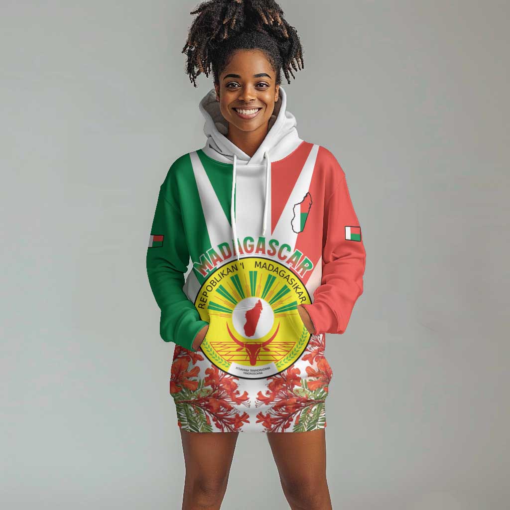 Personalized Madagasikara Hoodie Dress Seal With Poinciana LT15
