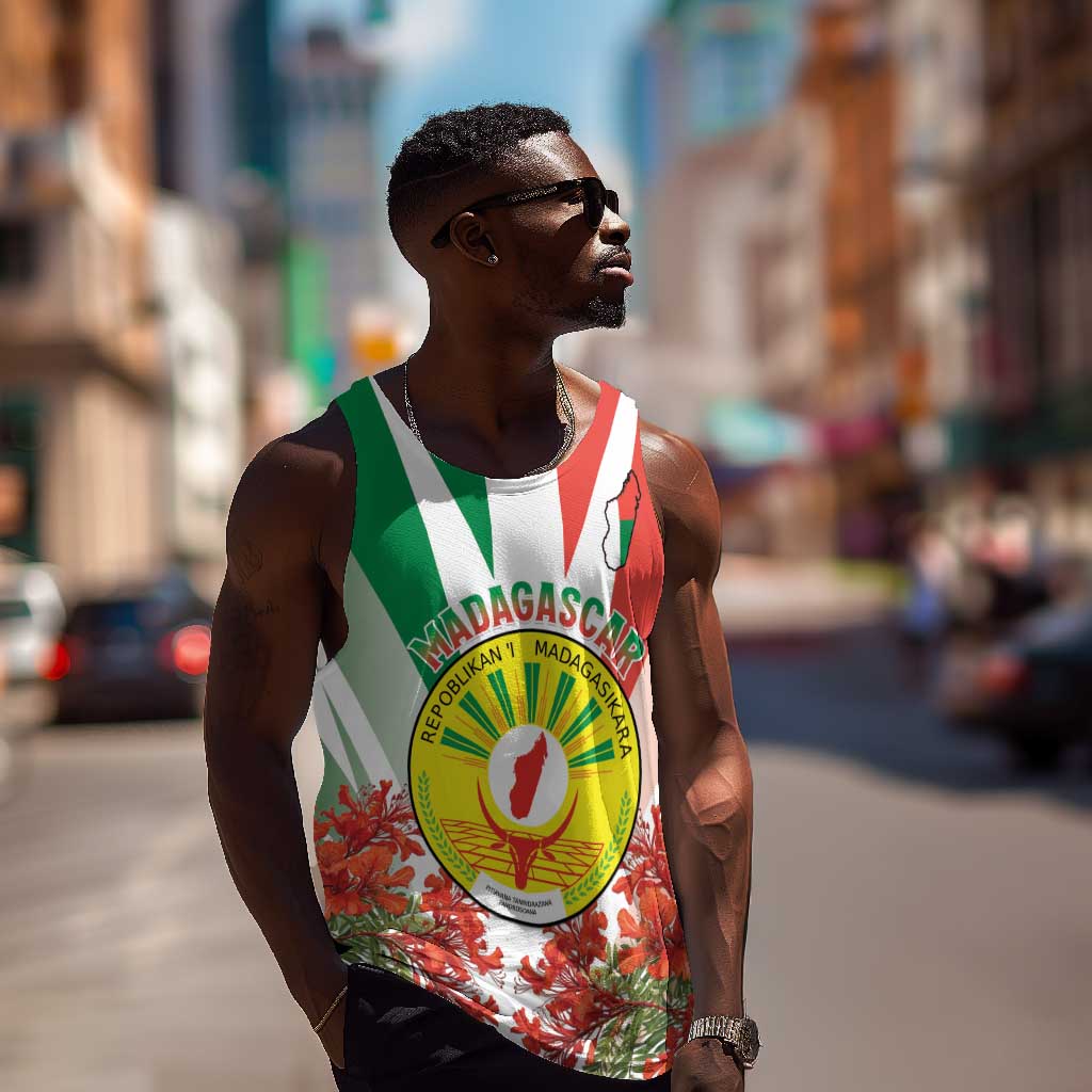 Personalized Madagasikara Men Tank Top Seal With Poinciana LT15