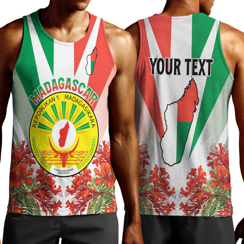 Personalized Madagasikara Men Tank Top Seal With Poinciana LT15