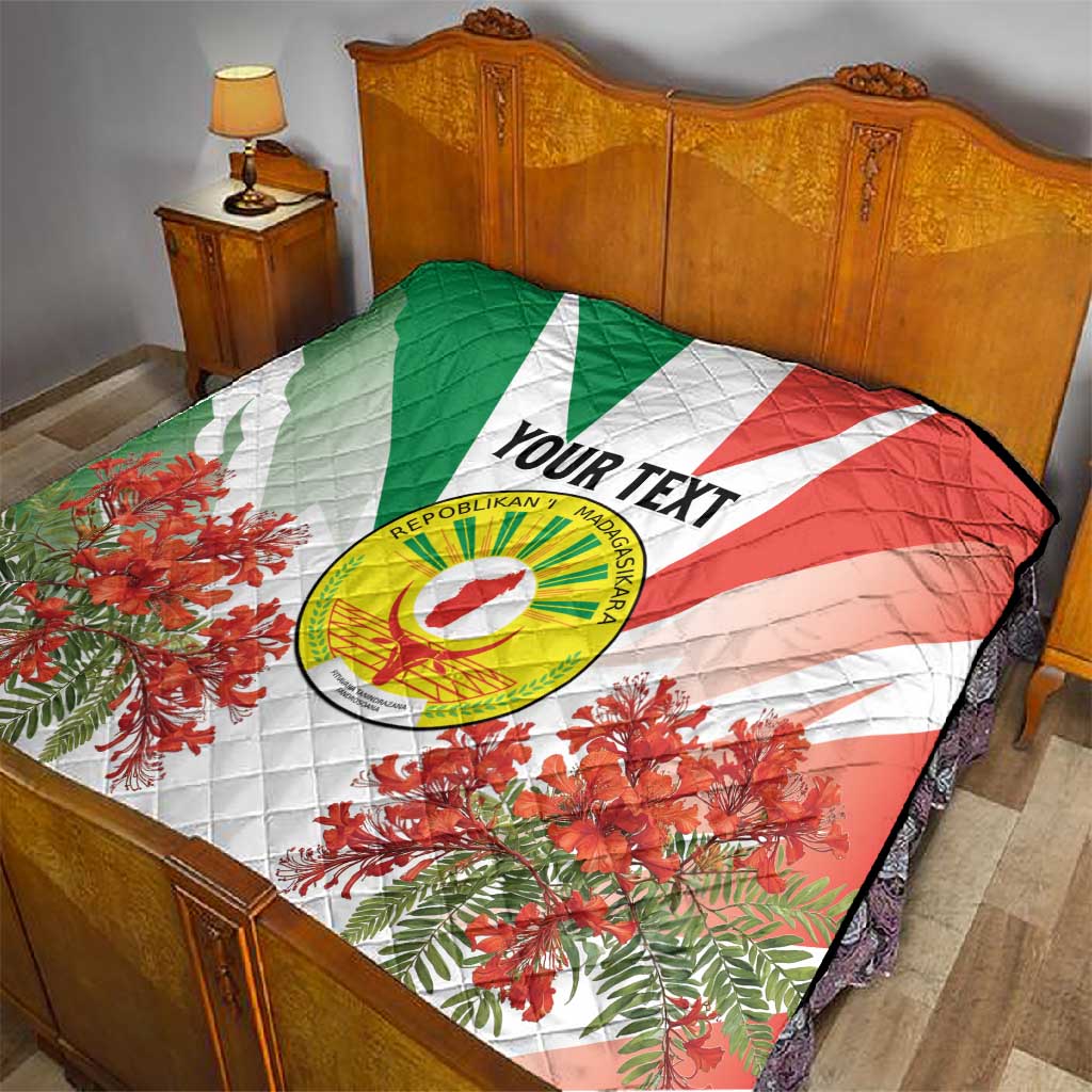 Personalized Madagasikara Quilt Seal With Poinciana LT15