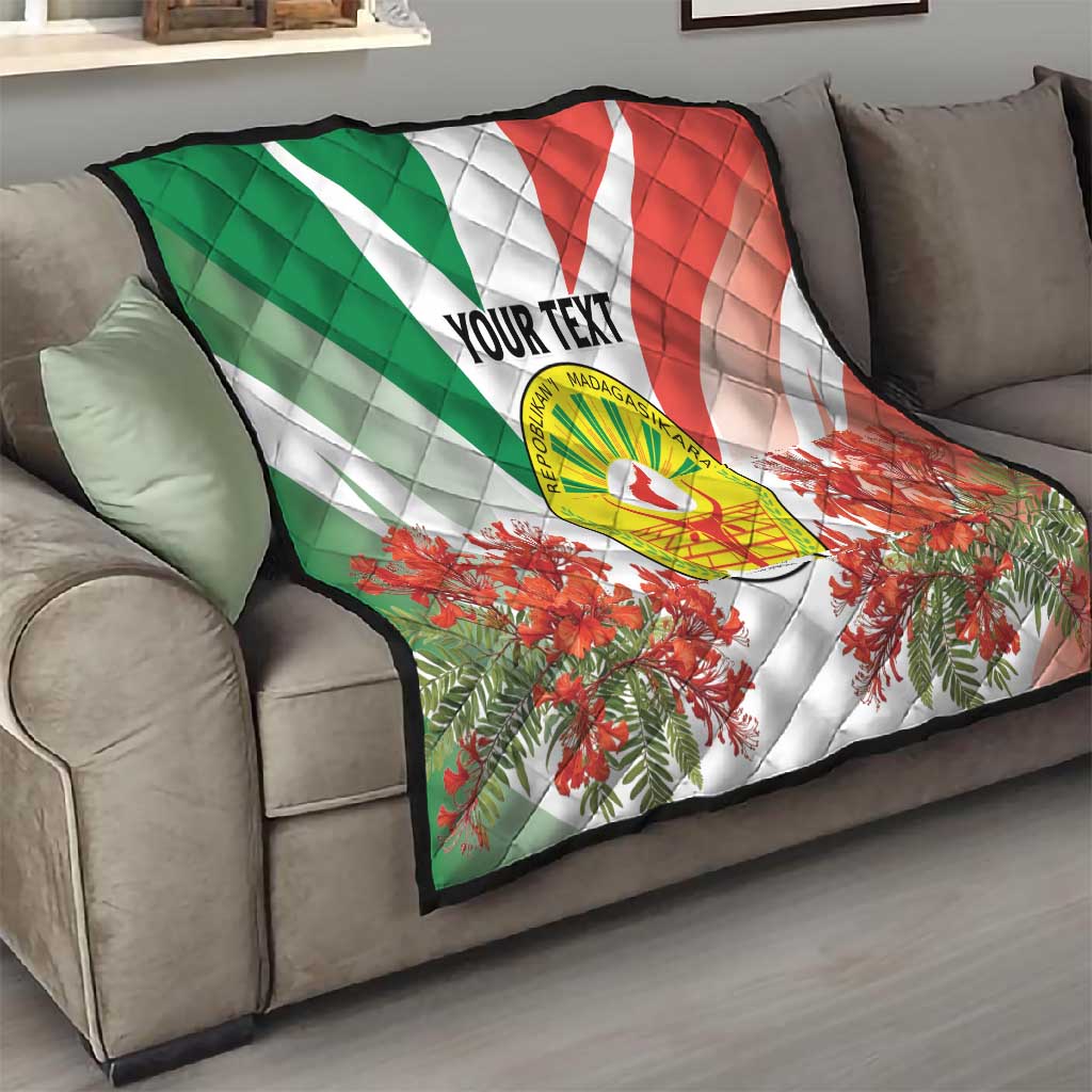 Personalized Madagasikara Quilt Seal With Poinciana LT15