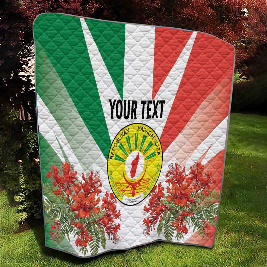 Personalized Madagasikara Quilt Seal With Poinciana LT15