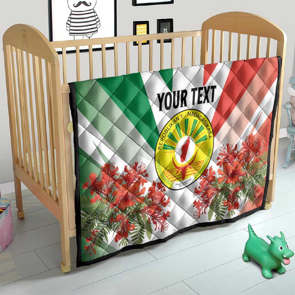 Personalized Madagasikara Quilt Seal With Poinciana LT15