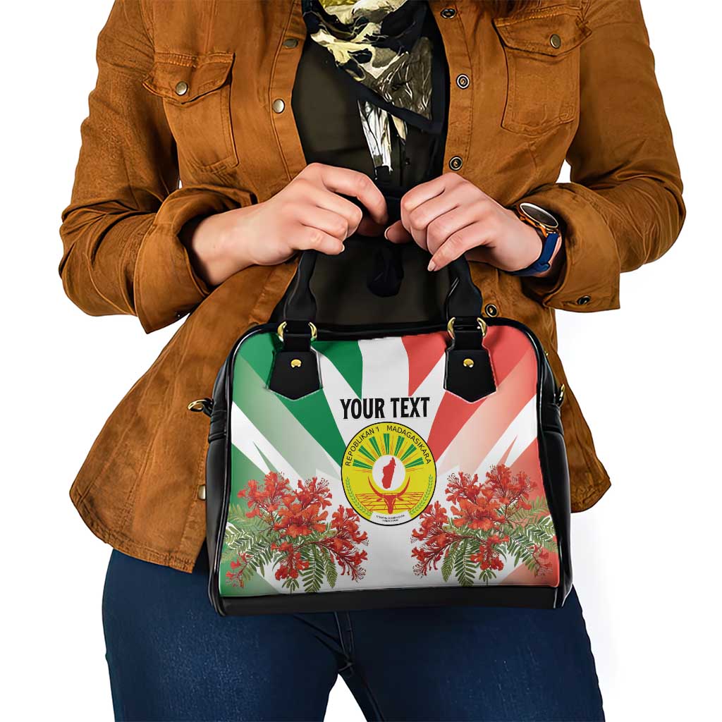 Personalized Madagasikara Shoulder Handbag Seal With Poinciana LT15