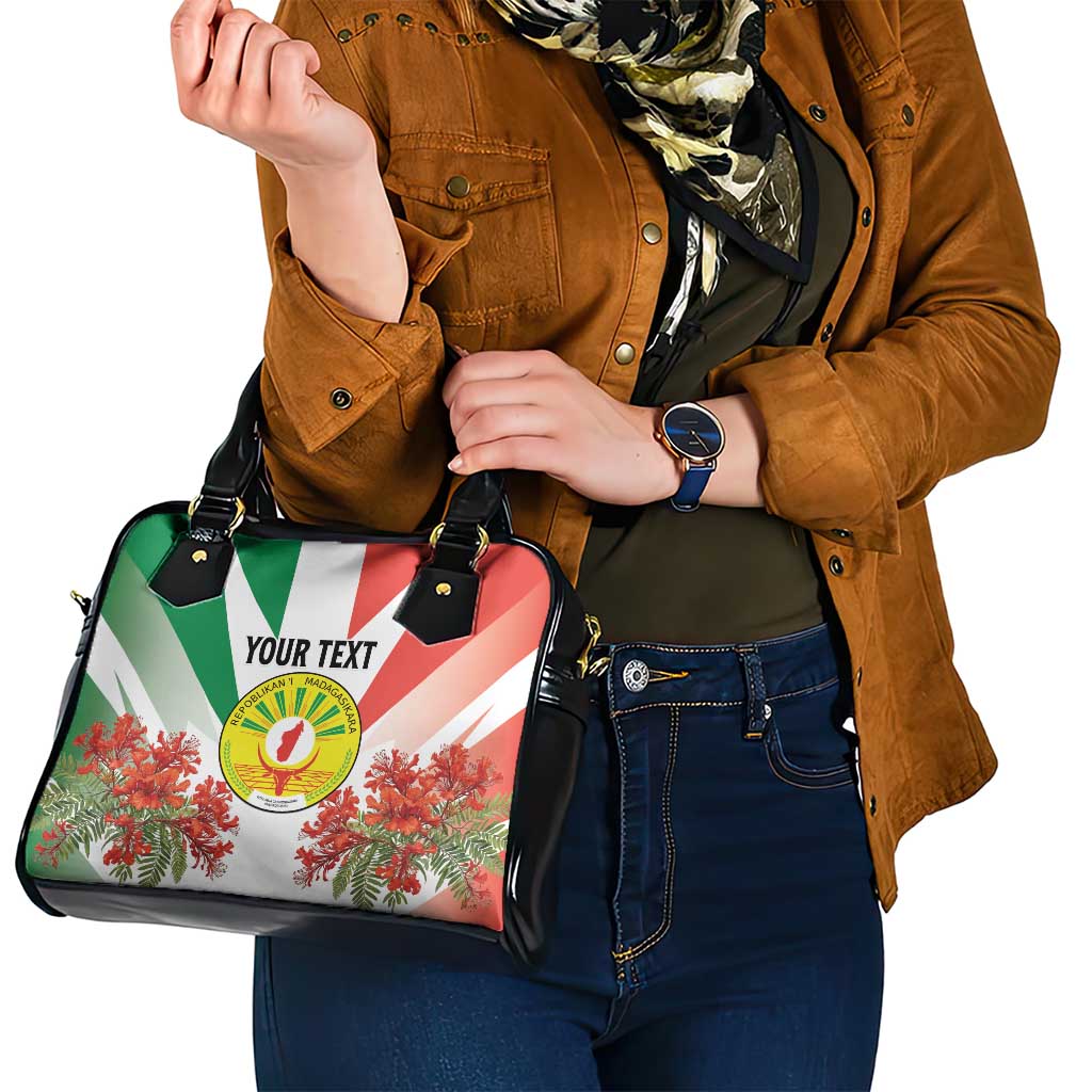 Personalized Madagasikara Shoulder Handbag Seal With Poinciana LT15