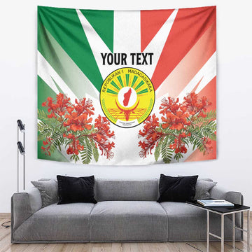 Personalized Madagasikara Tapestry Seal With Poinciana LT15