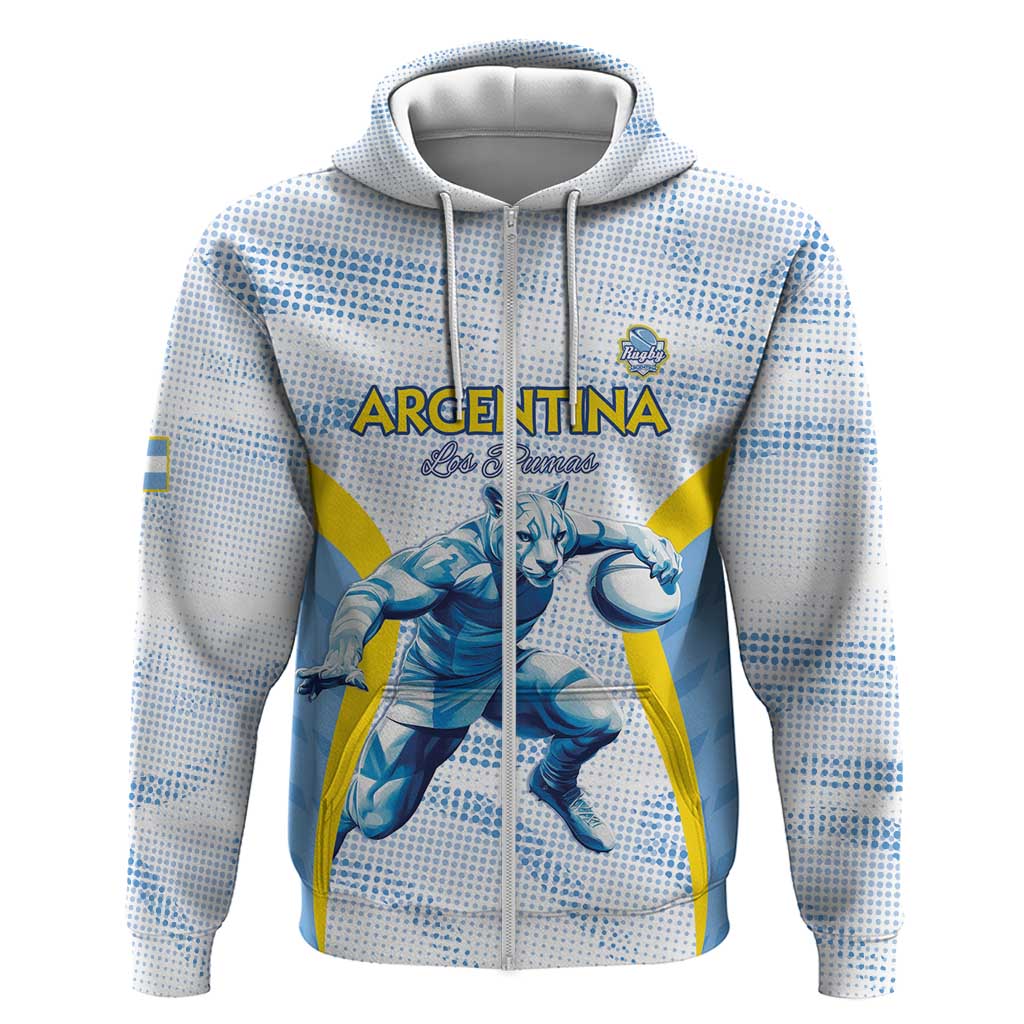 Argentina Rugby Custom Hoodie Pumas Mascot - Sporty Style LT15