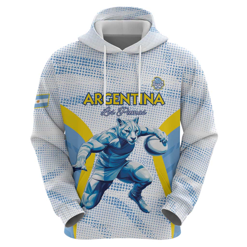 Argentina Rugby Custom Hoodie Pumas Mascot - Sporty Style LT15