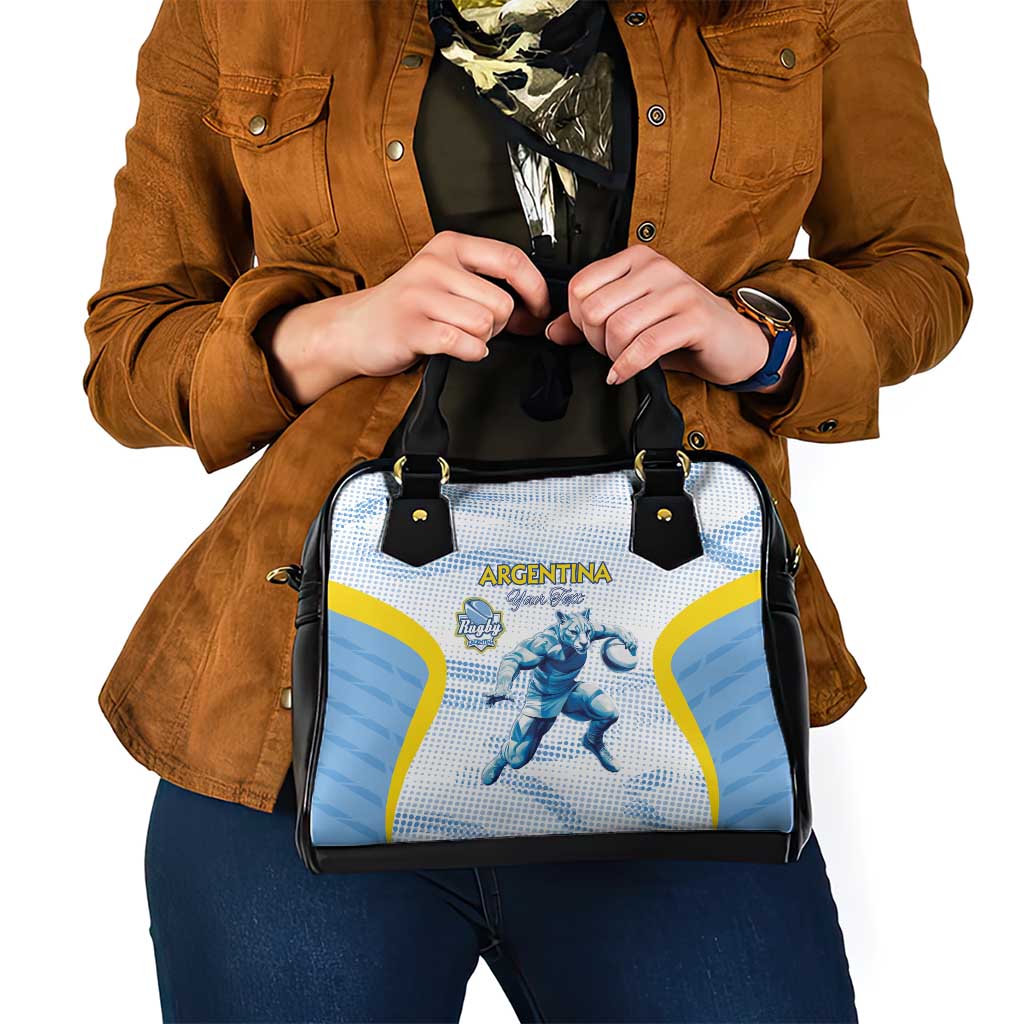 Argentina Rugby Custom Shoulder Handbag Pumas Mascot - Sporty Style LT15