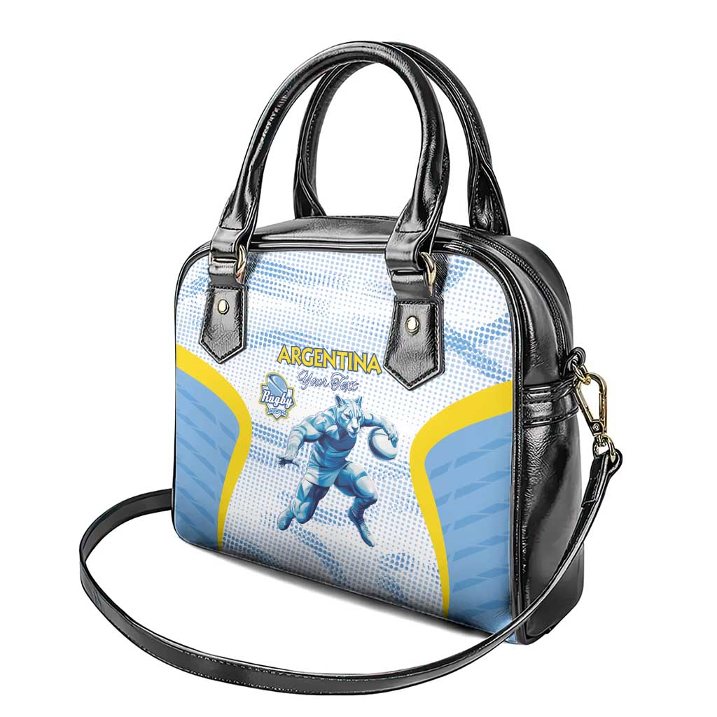 Argentina Rugby Custom Shoulder Handbag Pumas Mascot - Sporty Style LT15