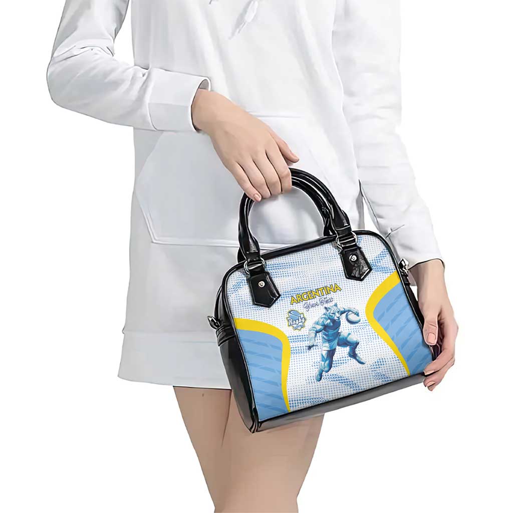 Argentina Rugby Custom Shoulder Handbag Pumas Mascot - Sporty Style LT15