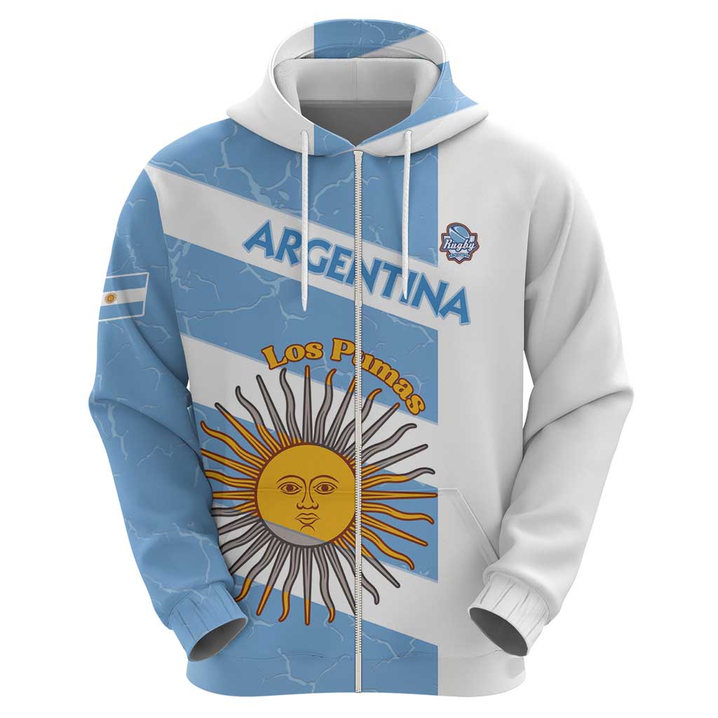 Argentina Rugby Custom Hoodie Go Los Pumas LT15