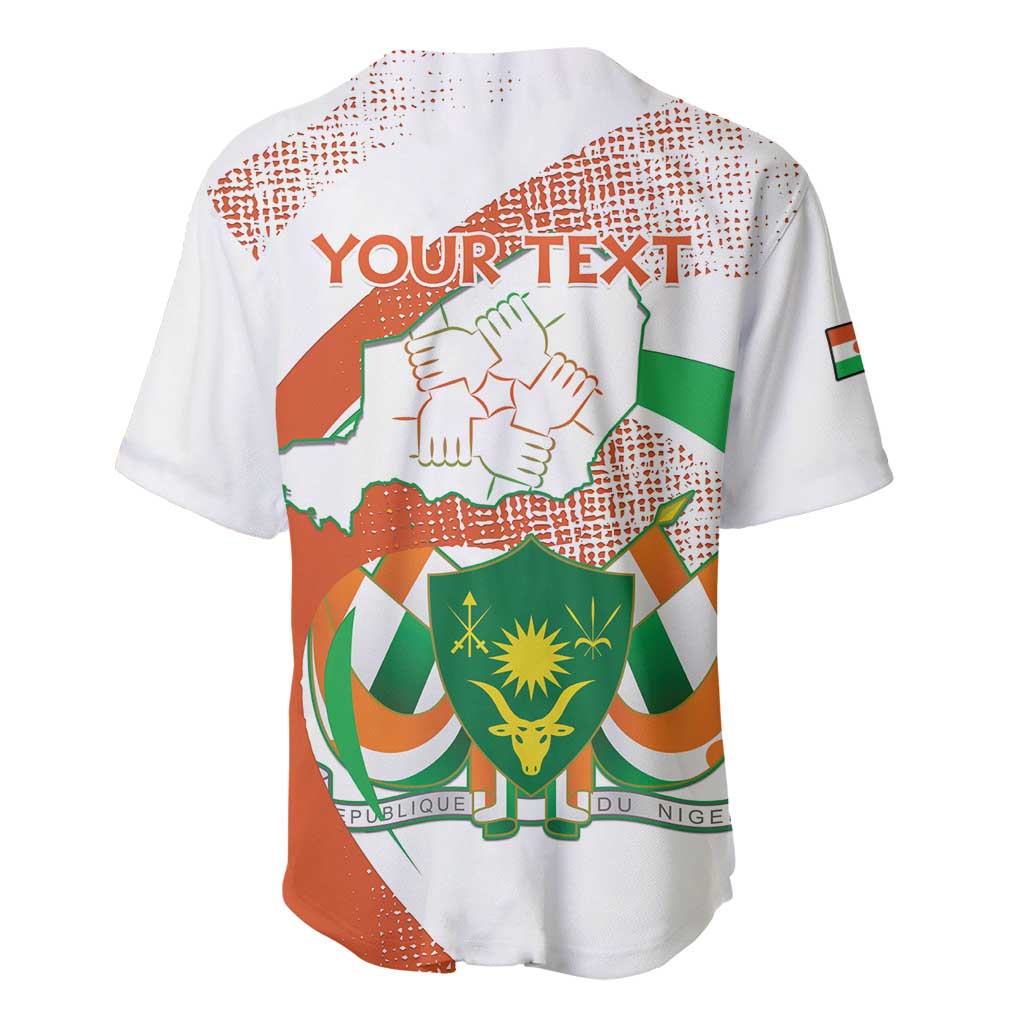 Personalized Happy Jamhuriyar Nijar Independence Day Baseball Jersey Coat Of Arm With Niger Map LT15