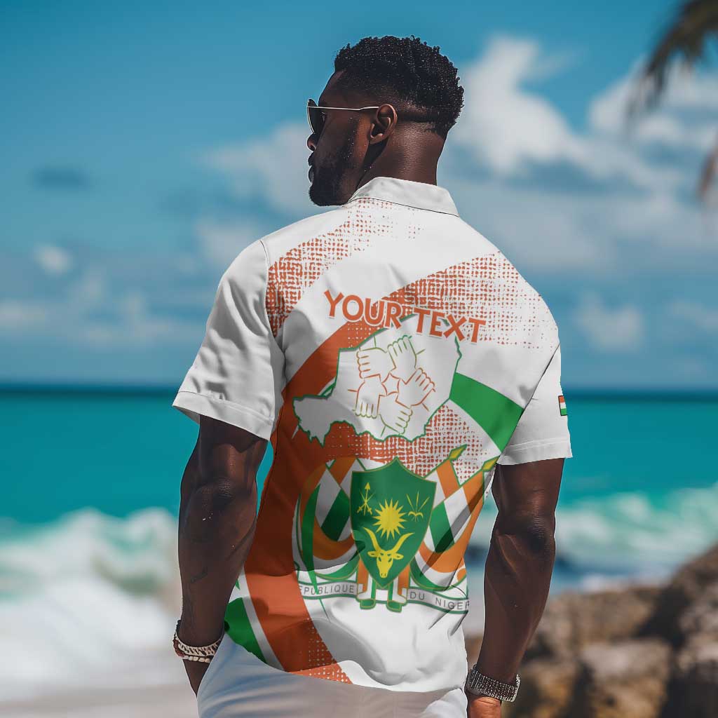 Personalized Happy Jamhuriyar Nijar Independence Day Hawaiian Shirt Coat Of Arm With Niger Map LT15