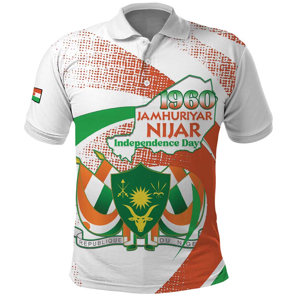 Personalised Niger Polo Shirt 1960 Jamhuriyar Nijar Independence Day LT15