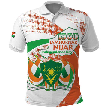 Personalised Niger Polo Shirt 1960 Jamhuriyar Nijar Independence Day LT15