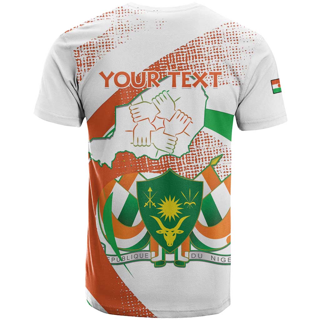 Personalized Happy Jamhuriyar Nijar Independence Day T shirt Coat Of Arm With Niger Map LT15