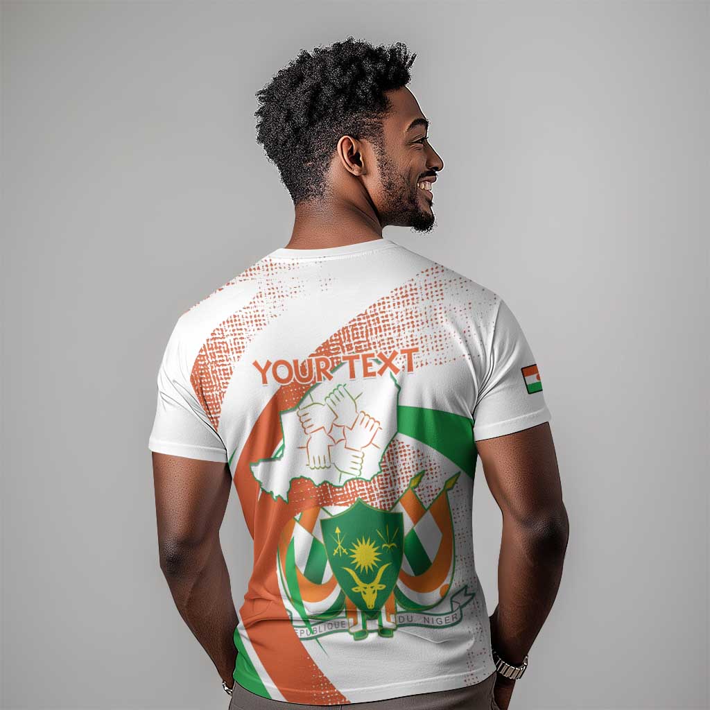 Personalized Happy Jamhuriyar Nijar Independence Day T shirt Coat Of Arm With Niger Map LT15