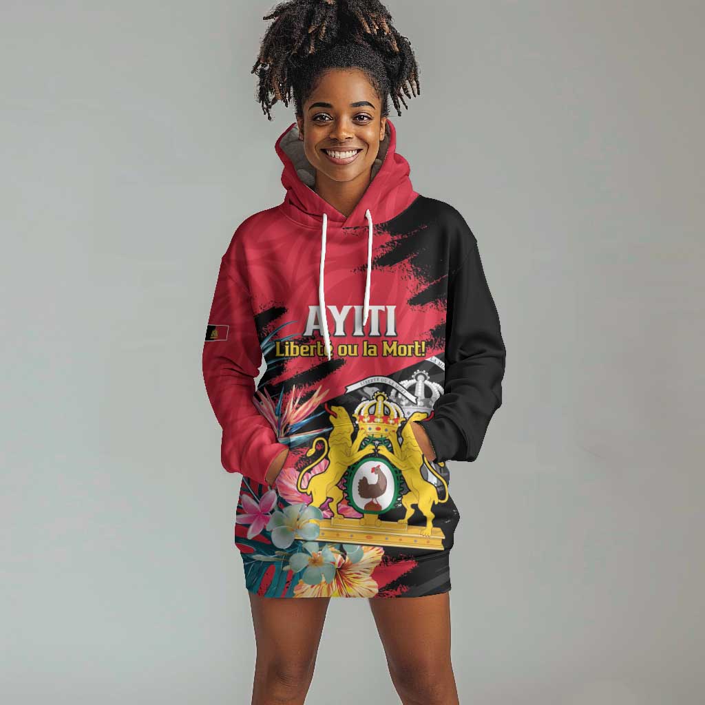 Personalized First Empire of Haiti 1804-1806 Hoodie Dress Liberté ou la Mort! LT15