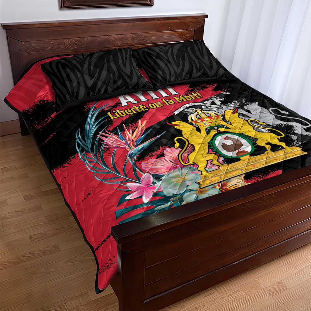 First Empire of Haiti 1804-1806 Quilt Bed Set Liberté ou la Mort! LT15