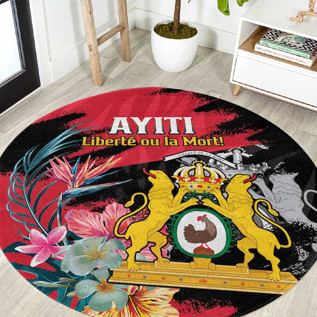 First Empire of Haiti 1804-1806 Round Carpet Liberté ou la Mort! LT15
