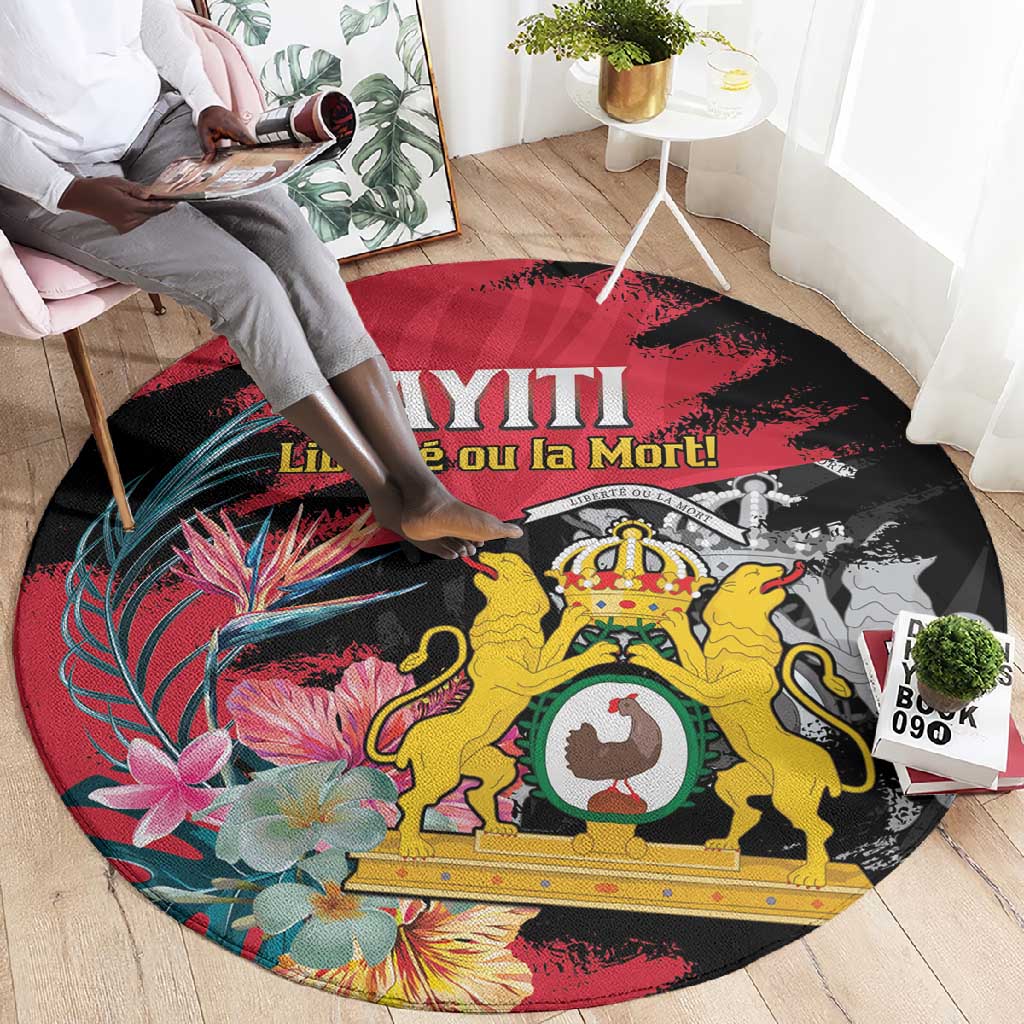 First Empire of Haiti 1804-1806 Round Carpet Liberté ou la Mort! LT15