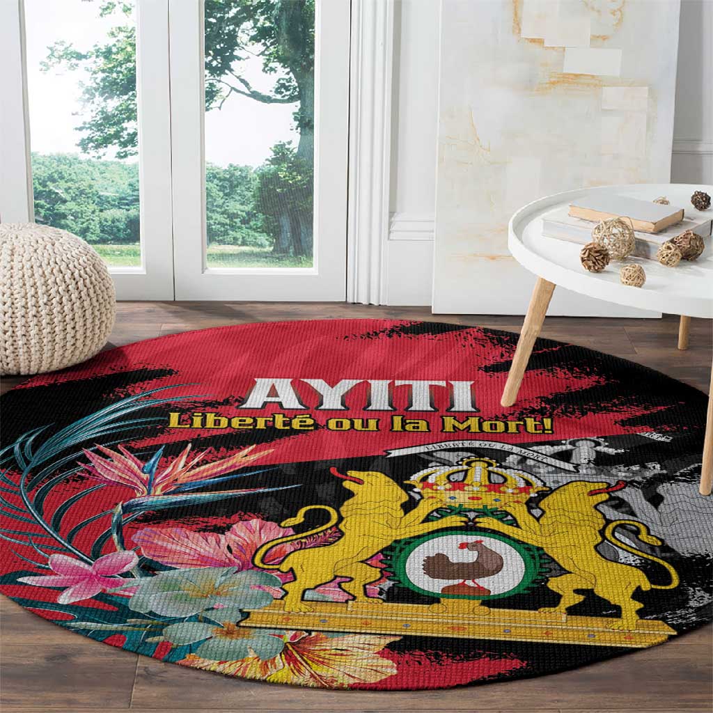 First Empire of Haiti 1804-1806 Round Carpet Liberté ou la Mort! LT15